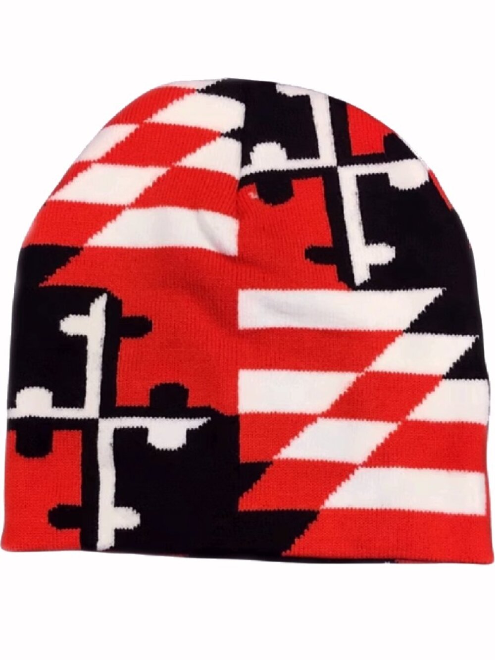Maryland Flag Orange Beanie Cap Hat - NEW Fast Ship